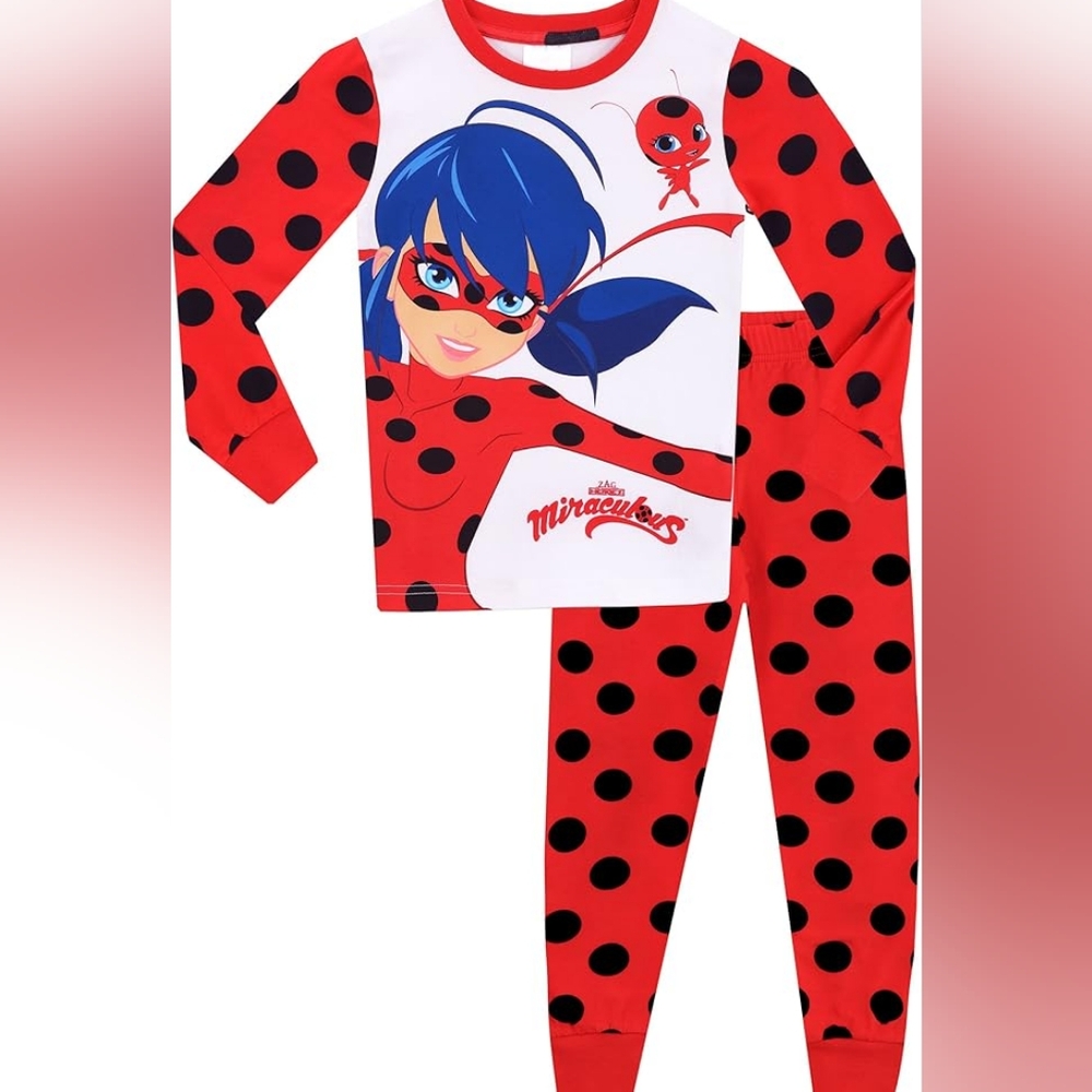 Miraculous Ladybug Kids Pajamas Size 7